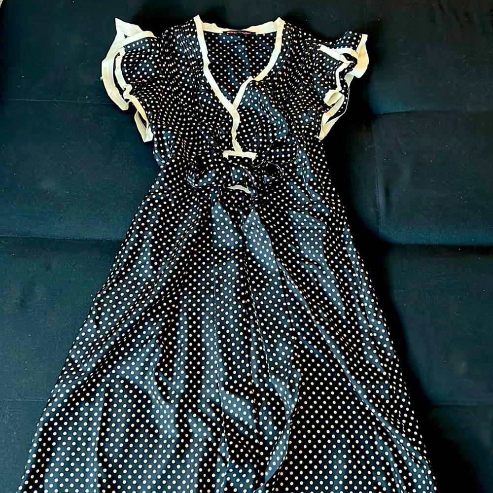 Retro Betsey Johnson Polka Dot Dress